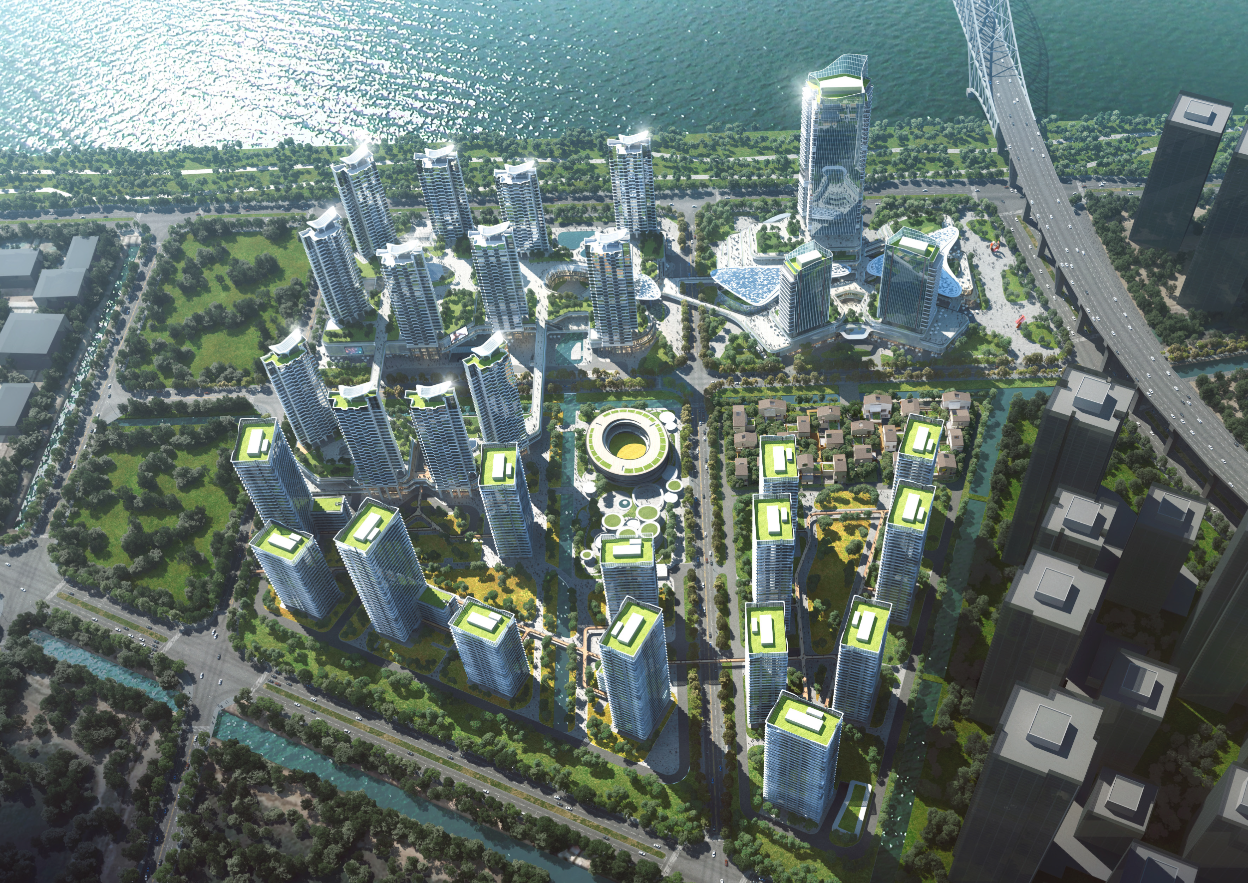 横琴粤澳科学城(一期)效果图